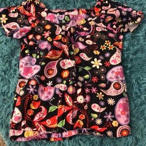 Koi scrub top